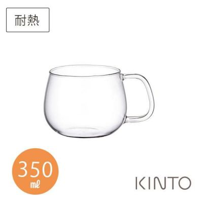 キントー KINTO ユニティー カップ M ガラス 450ml クリア UNITEA